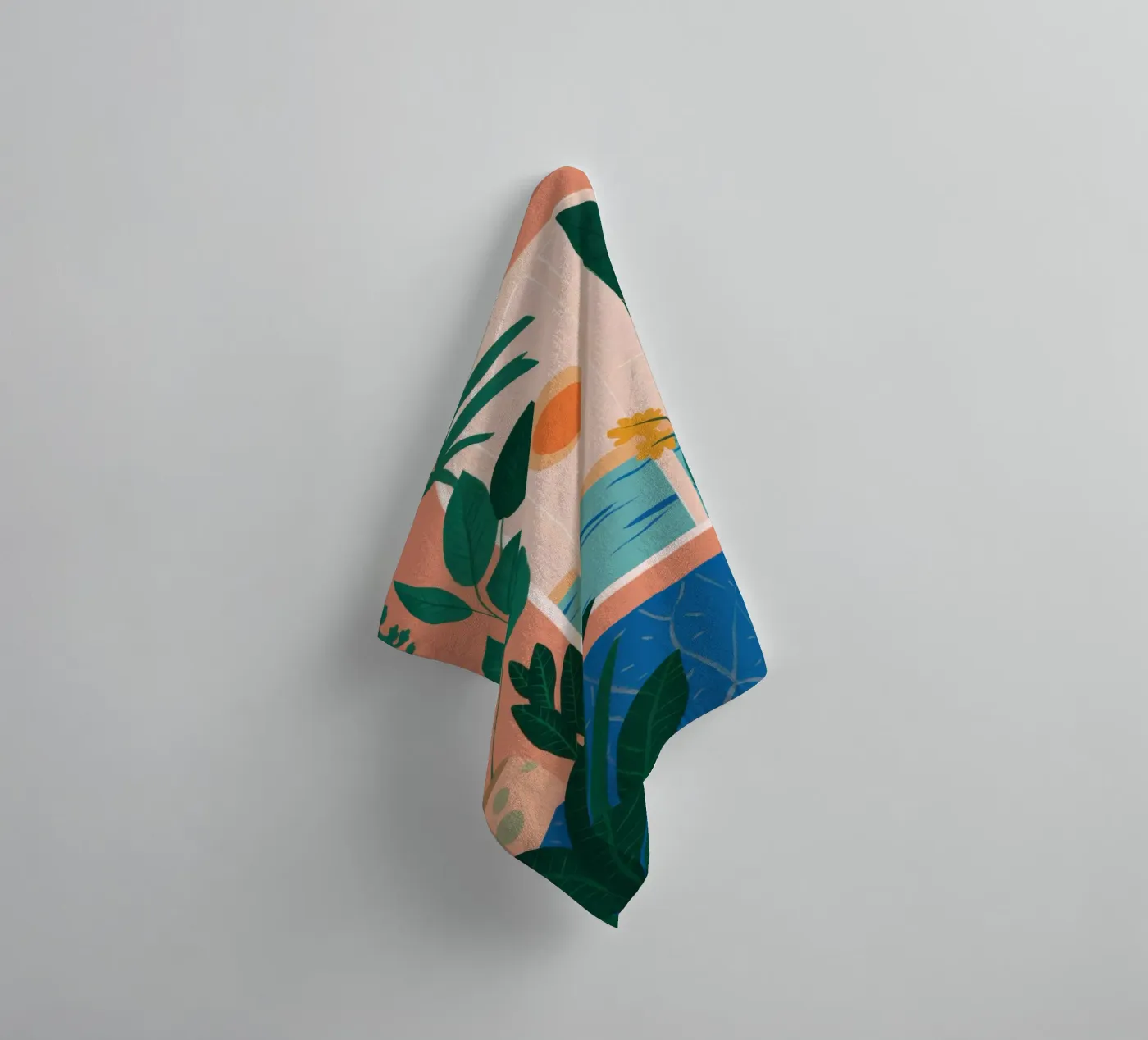 Poolside Reading Escape towel by Pale Aura