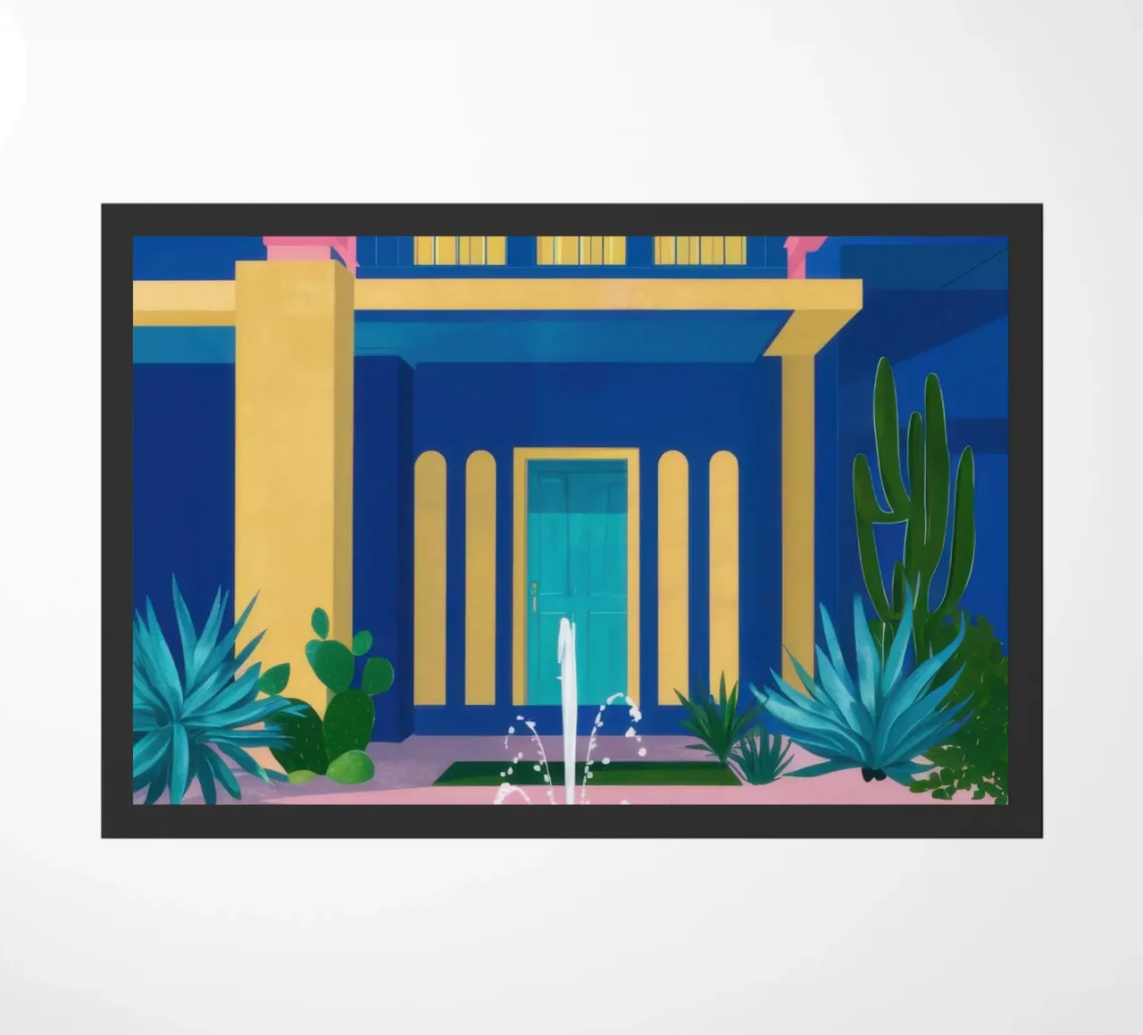 Cortile della Fontana Azzurra zerbino da Pale Aura