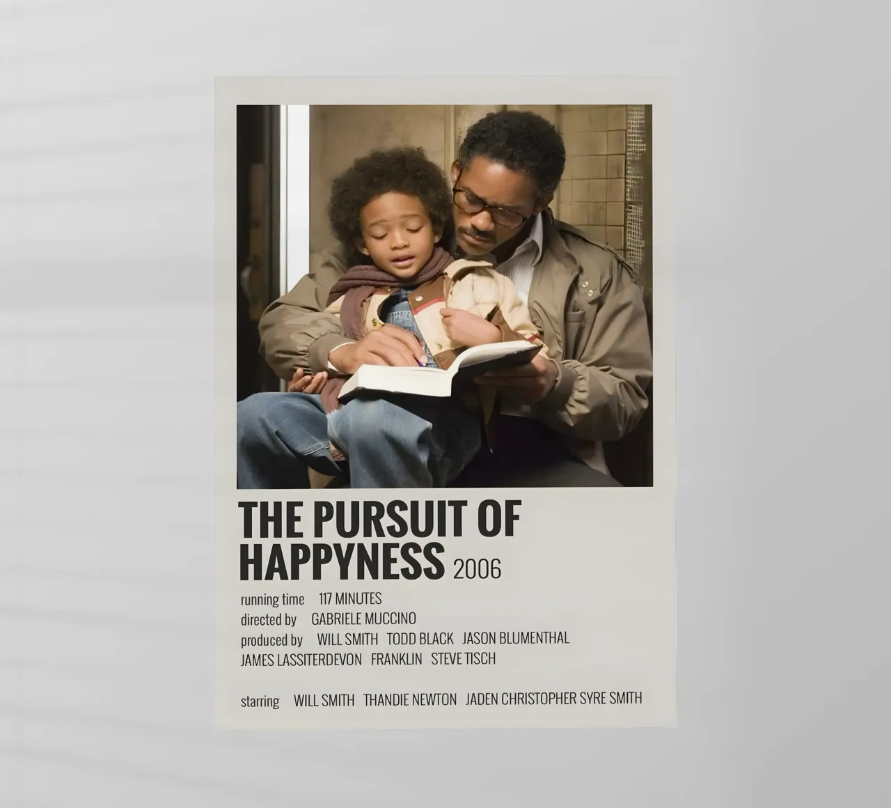 THE PURSUIT OF HAPPYNESS 2006 pellicola backlit da MVFminimalist