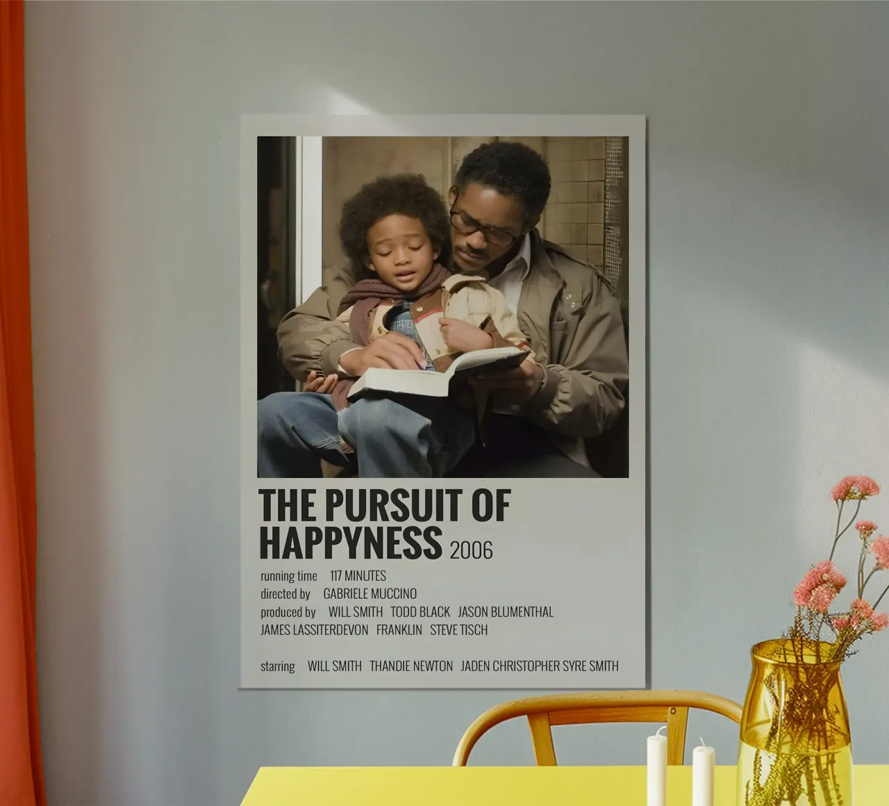 THE PURSUIT OF HAPPYNESS 2006 alluminio dibond da MVFminimalist