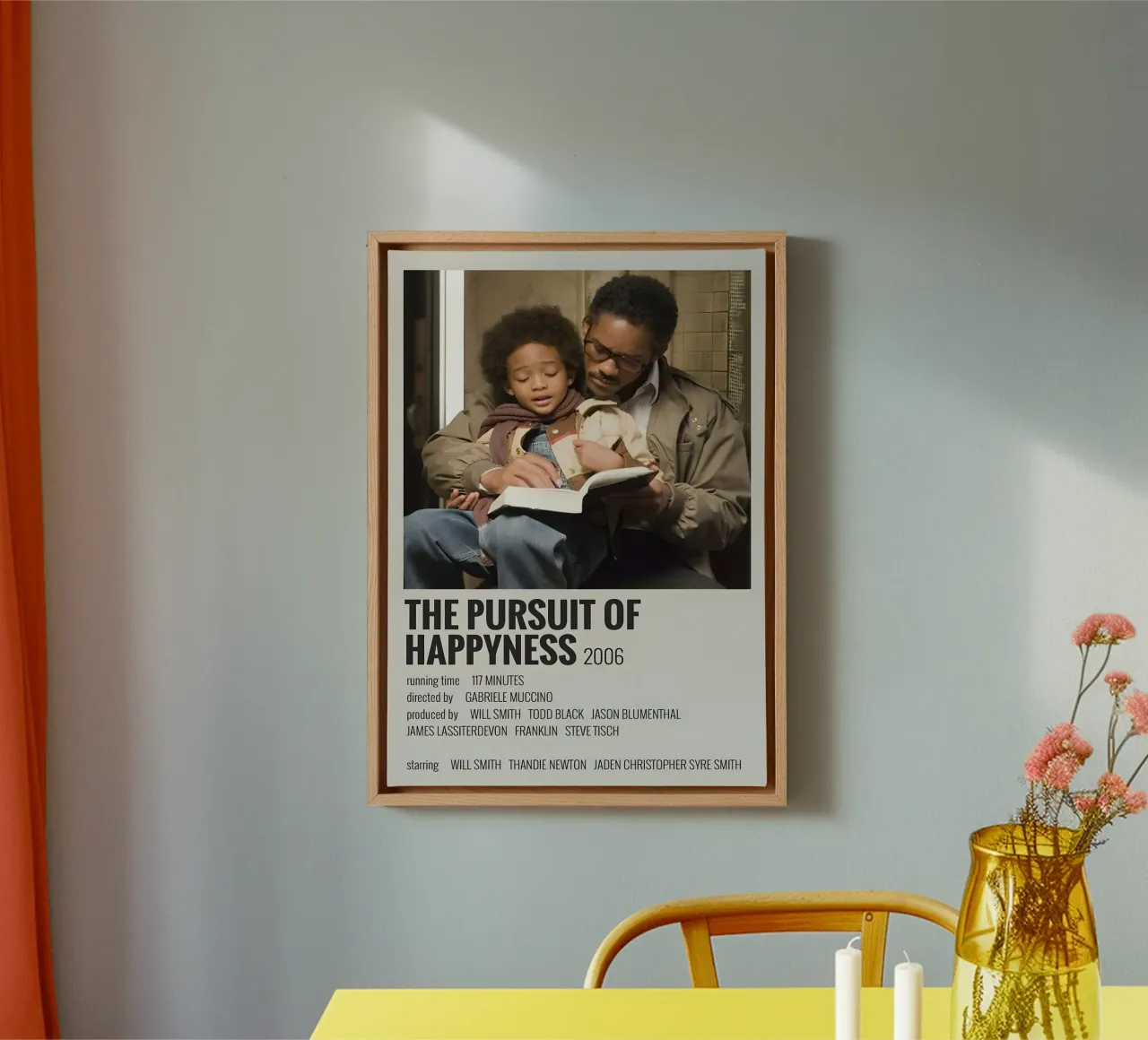 THE PURSUIT OF HAPPYNESS 2006 tela con Cornice a cassetta da MVFminimalist