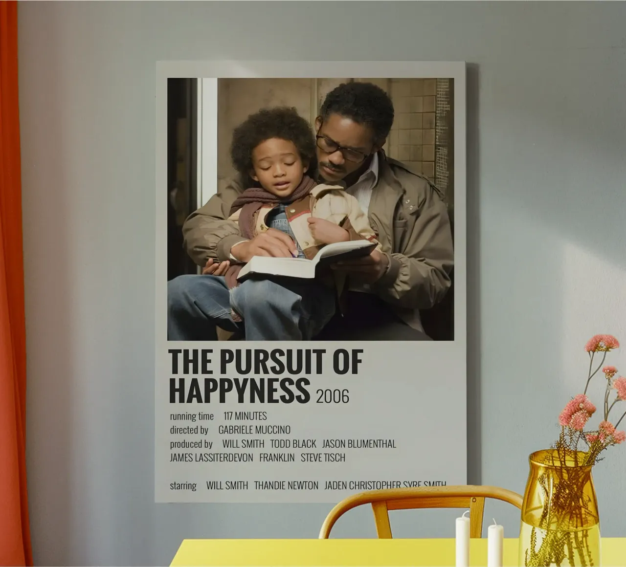 THE PURSUIT OF HAPPYNESS 2006 tela con Cornice a cassetta da MVFminimalist
