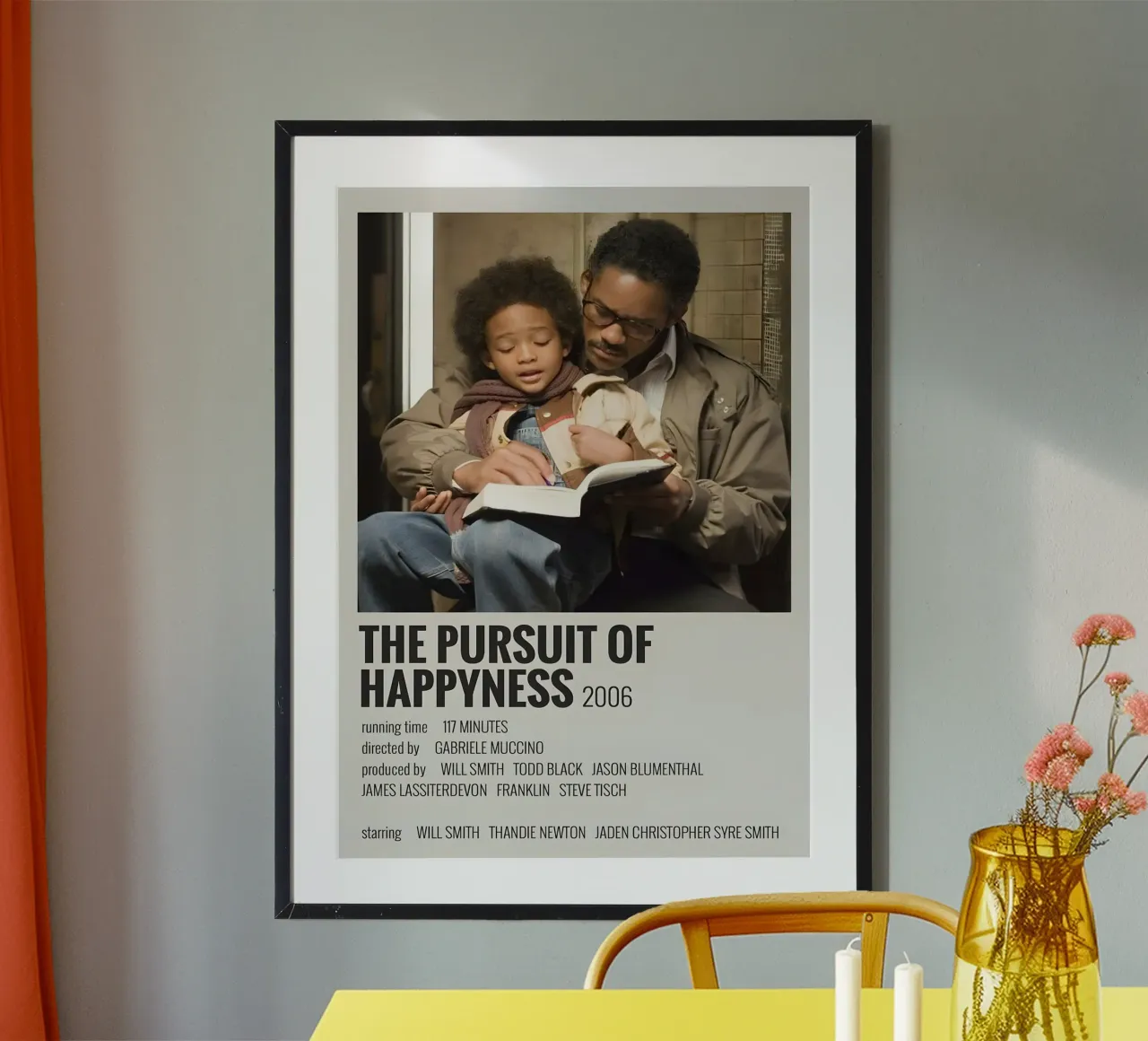 THE PURSUIT OF HAPPYNESS 2006 carta hahnemühle da MVFminimalist