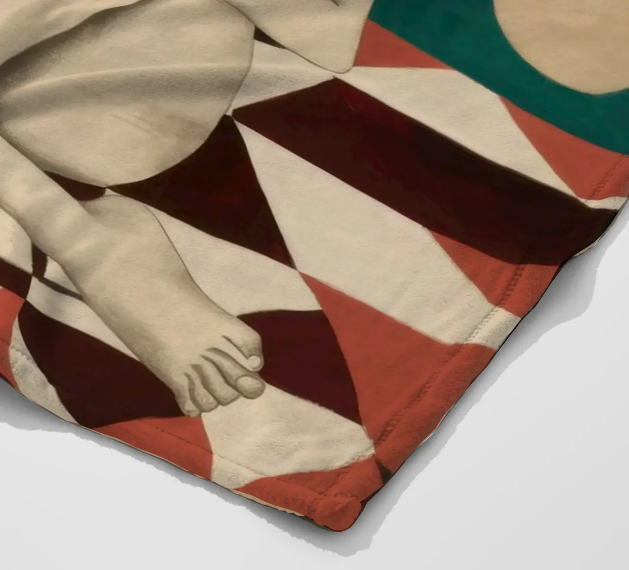 Pavimento a scacchi nudo coperta in pile da Pale Aura