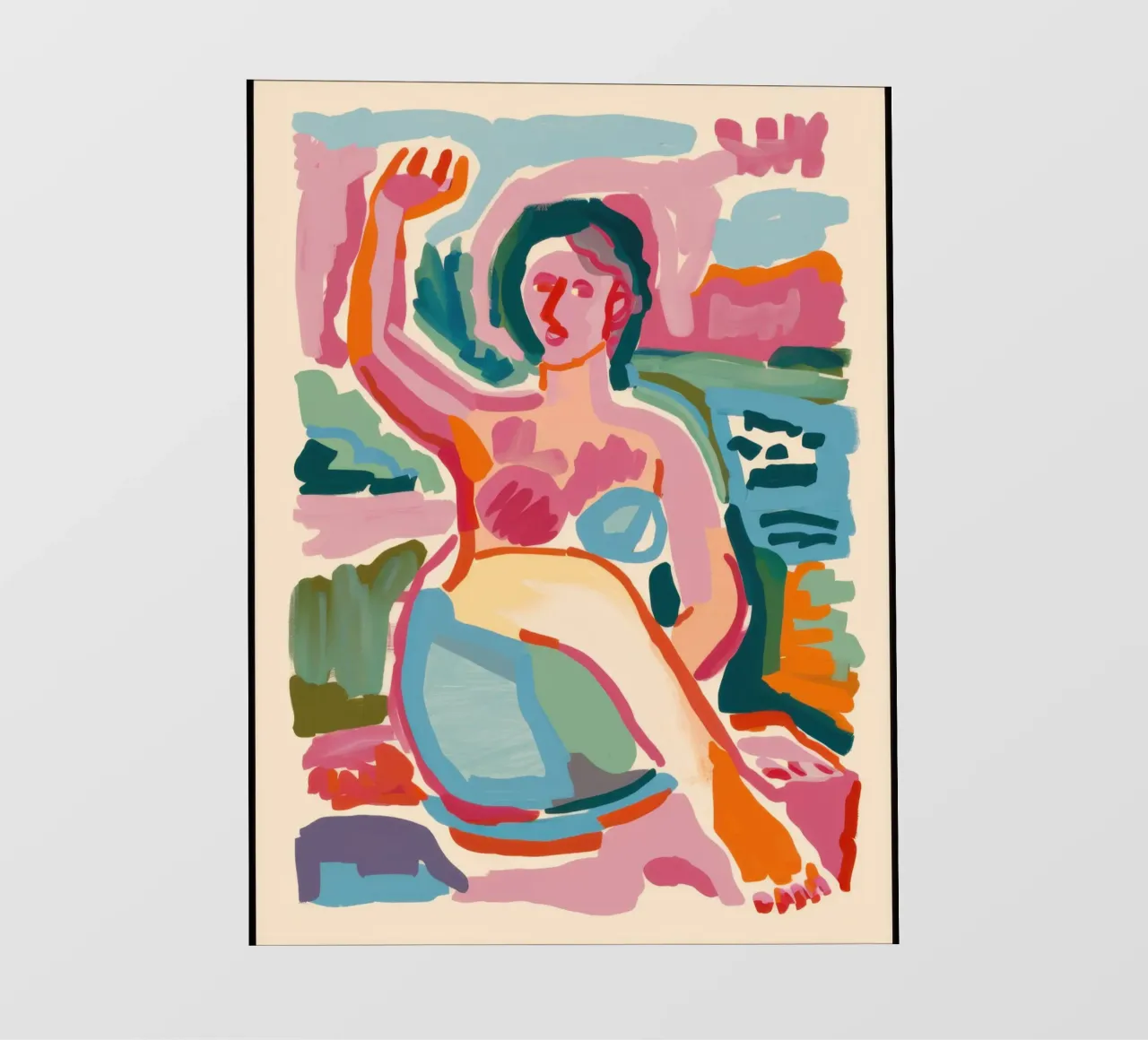 Abstracte bader pvc-zeil van Pale Aura