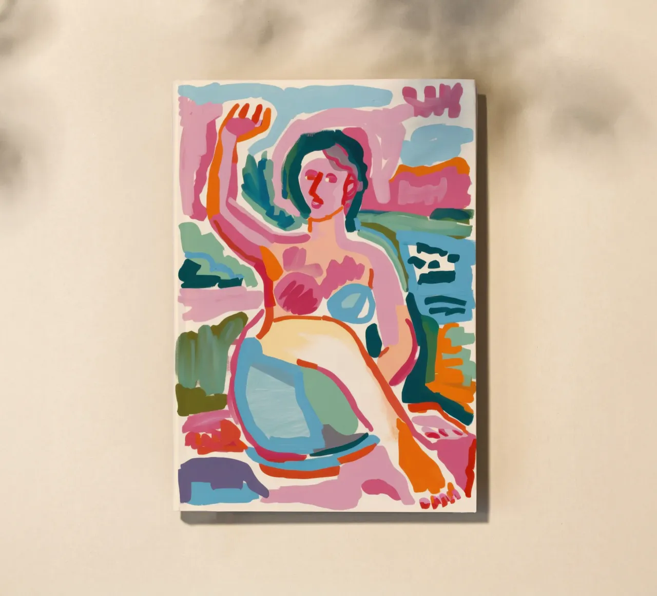 Abstract Bather notebook by Pale Aura