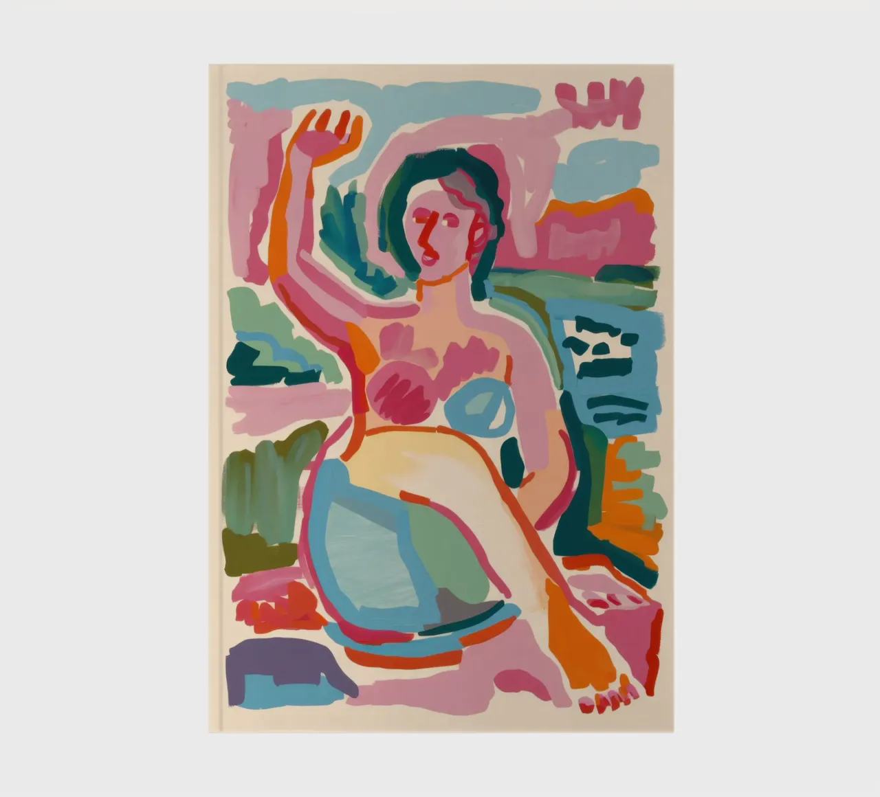 Abstract Bather notebook by Pale Aura