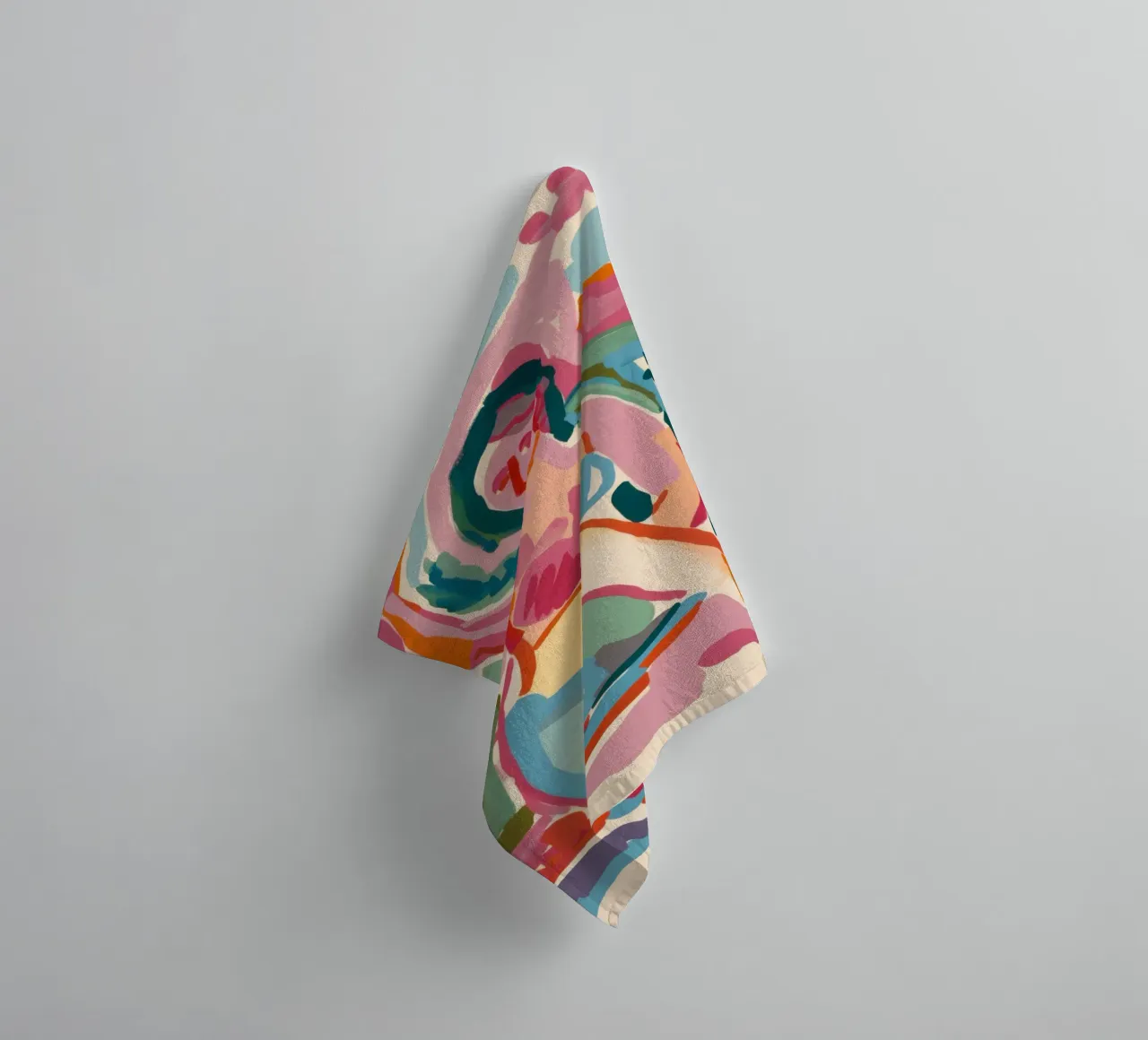 Abstracte bader badhanddoek van Pale Aura