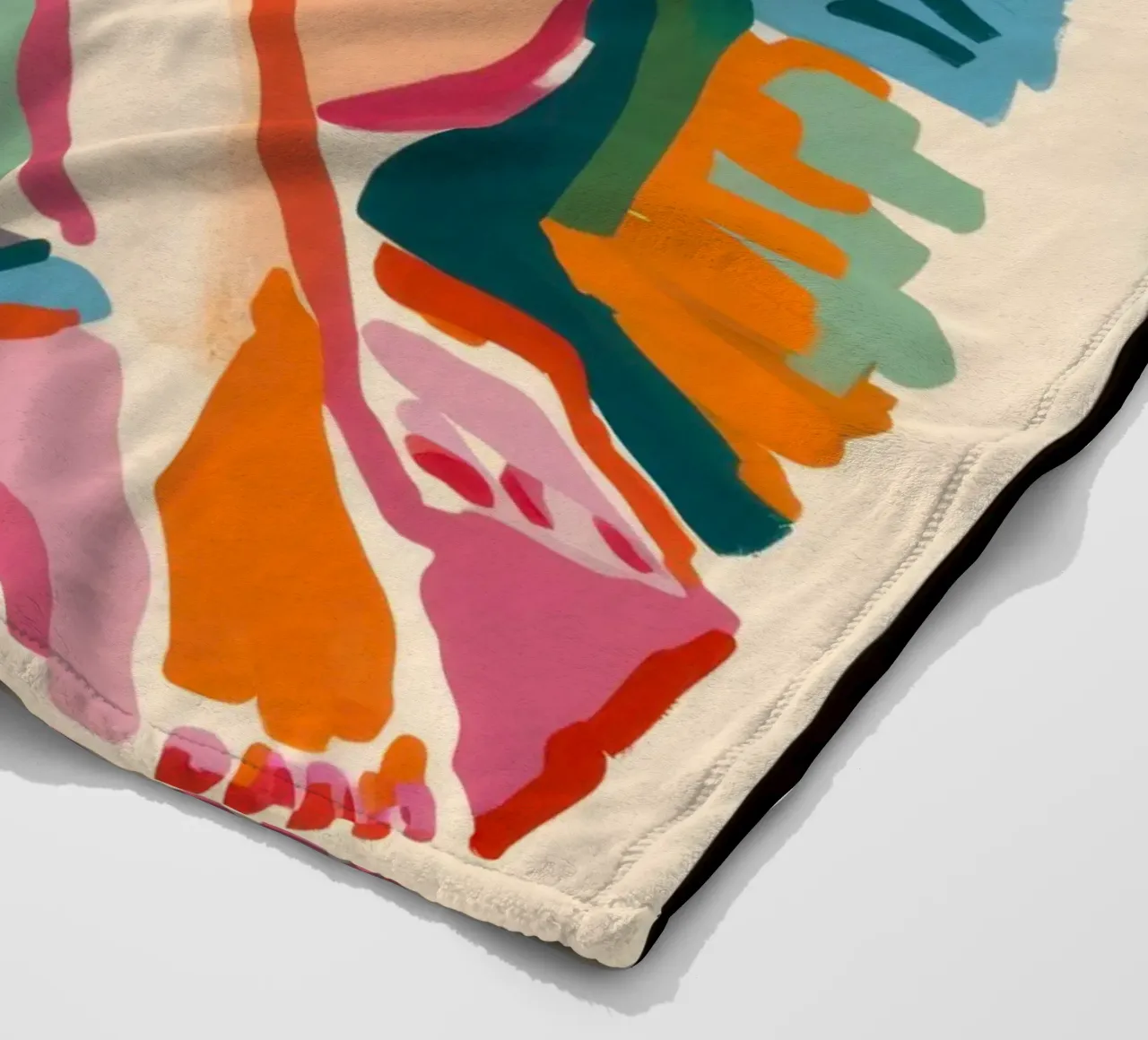 Abstracte bader fleecedeken van Pale Aura