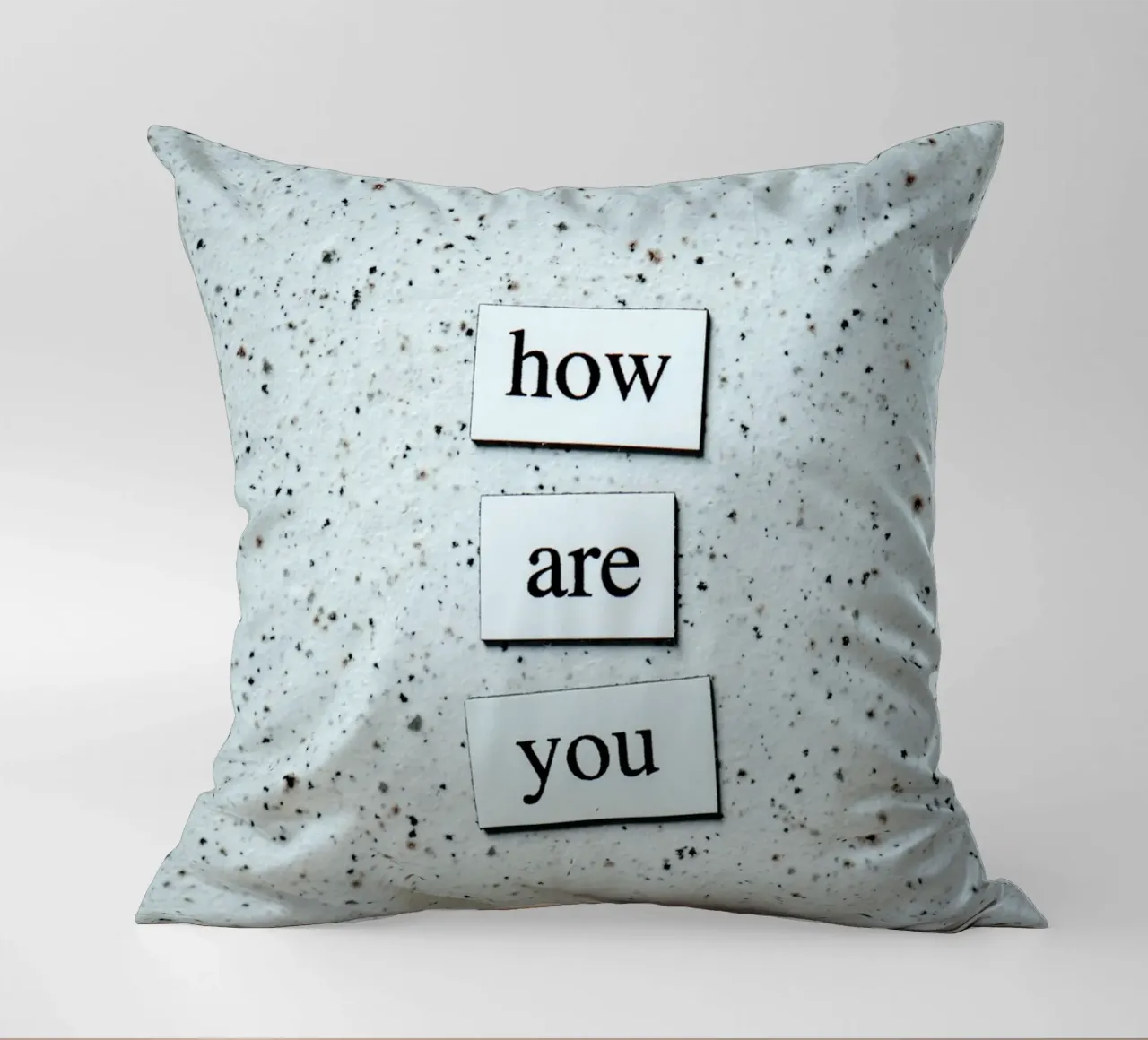 HOW ARE YOU? cuscino da Einfach Uebel