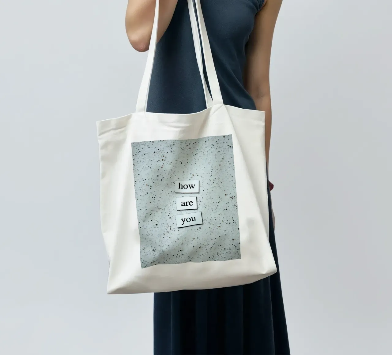 HOW ARE YOU? borsa in juta da Einfach Uebel
