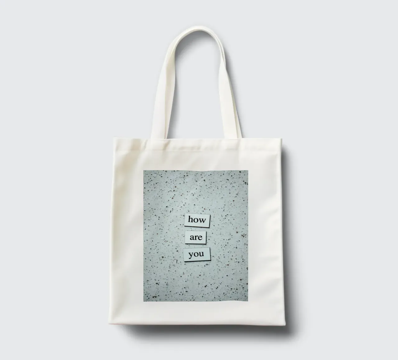 HOW ARE YOU? borsa in juta da Einfach Uebel