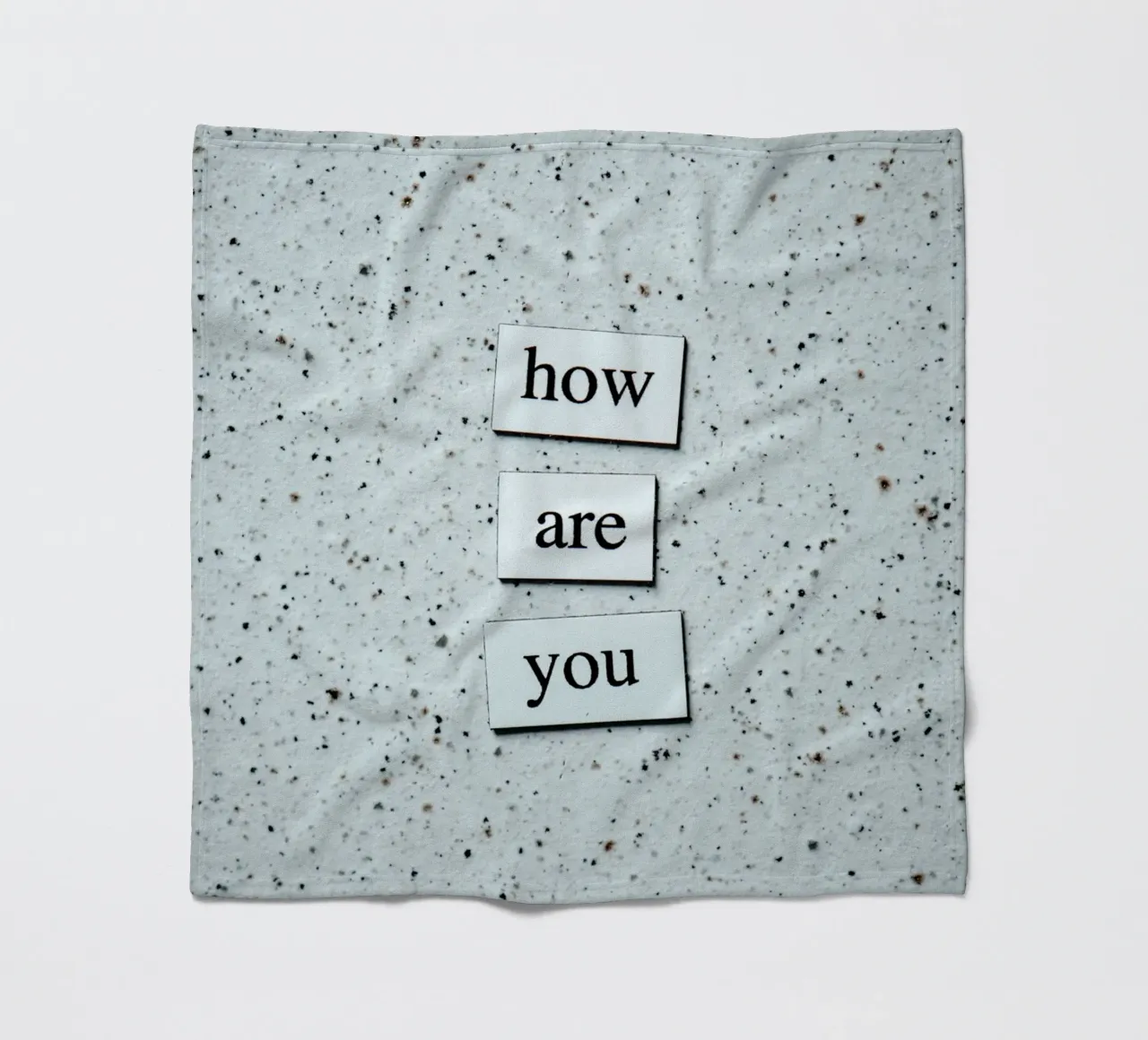HOW ARE YOU? coperta in pile da Einfach Uebel