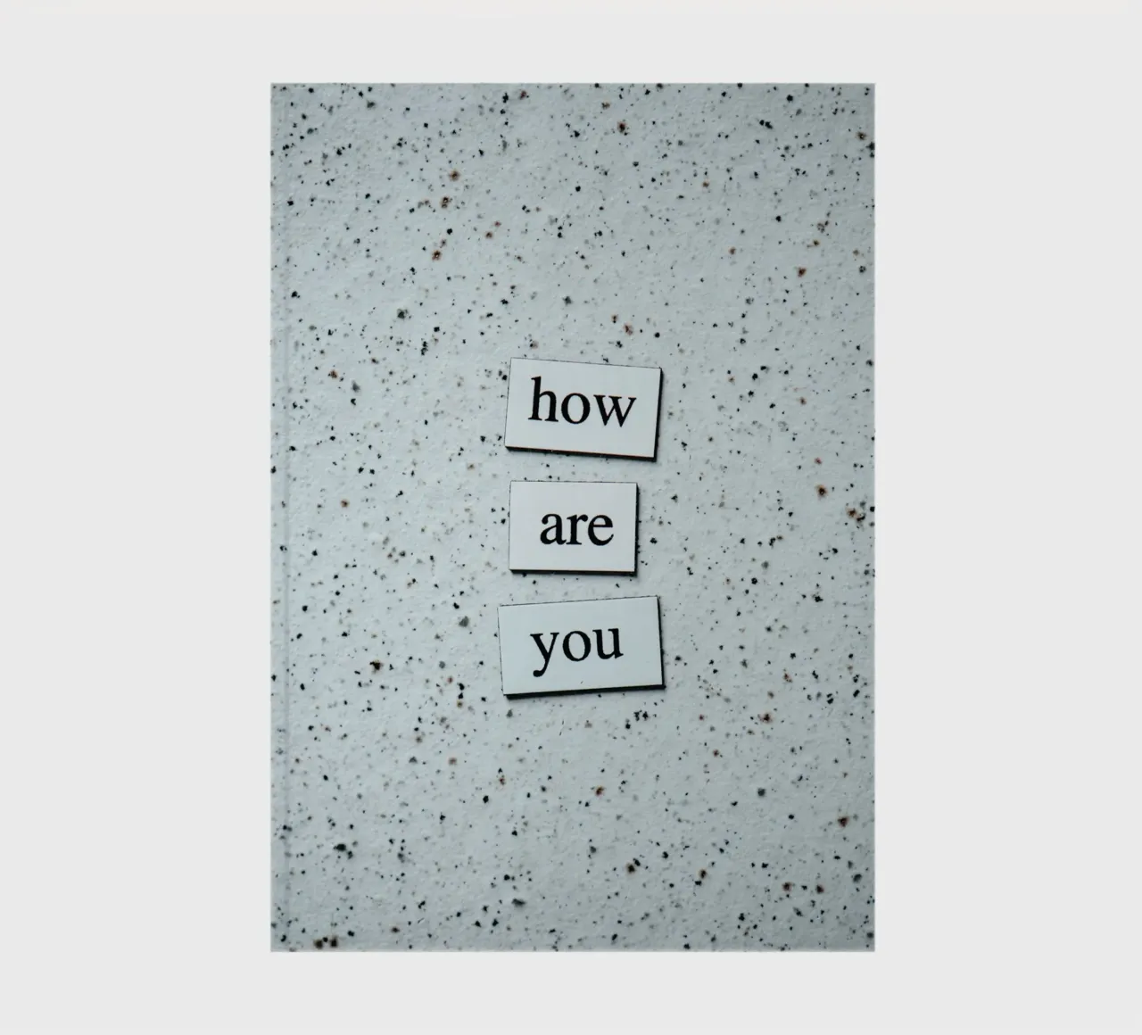 HOW ARE YOU? notebook by Einfach Uebel