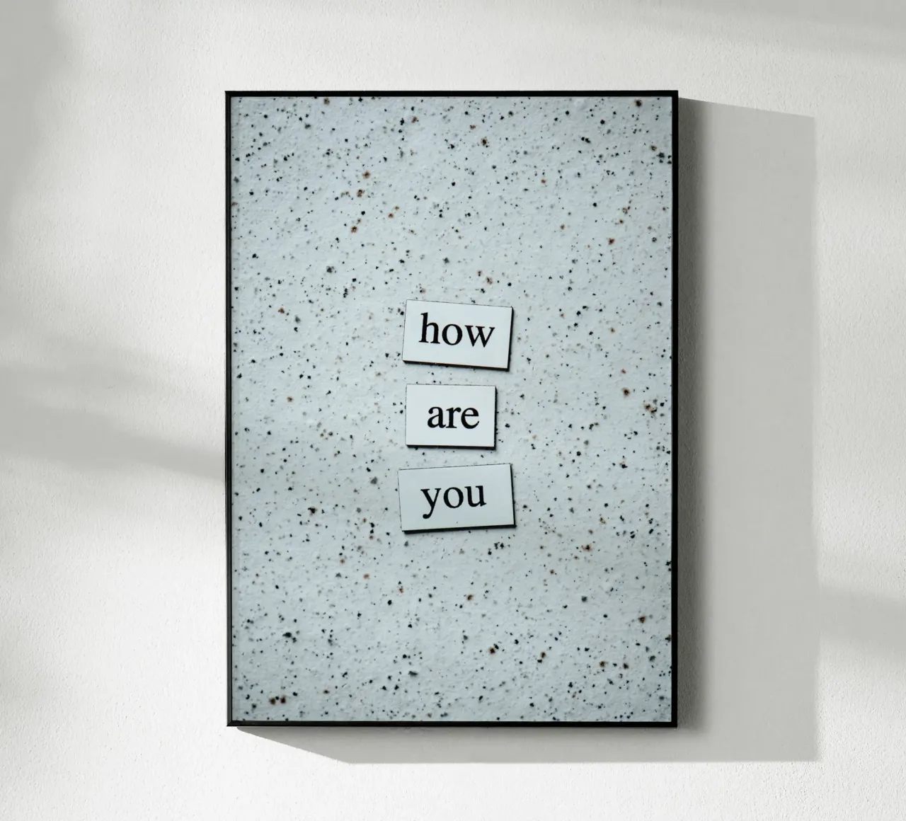 HOW ARE YOU? plexiglass da Einfach Uebel