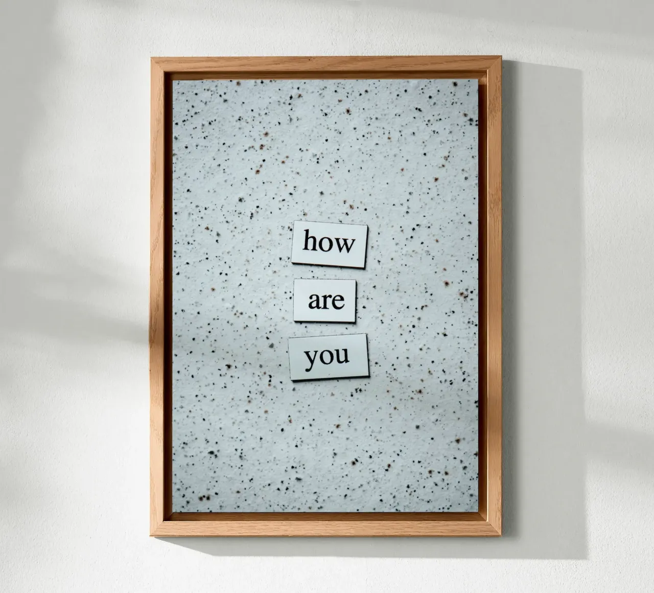 HOW ARE YOU? alluminio dibond da Einfach Uebel