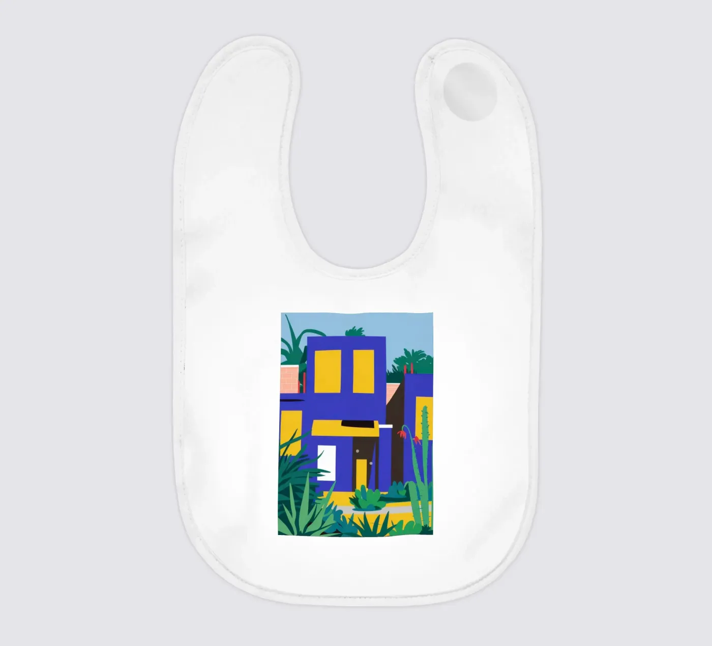 Nighttime Blue Building bavoir de Pale Aura