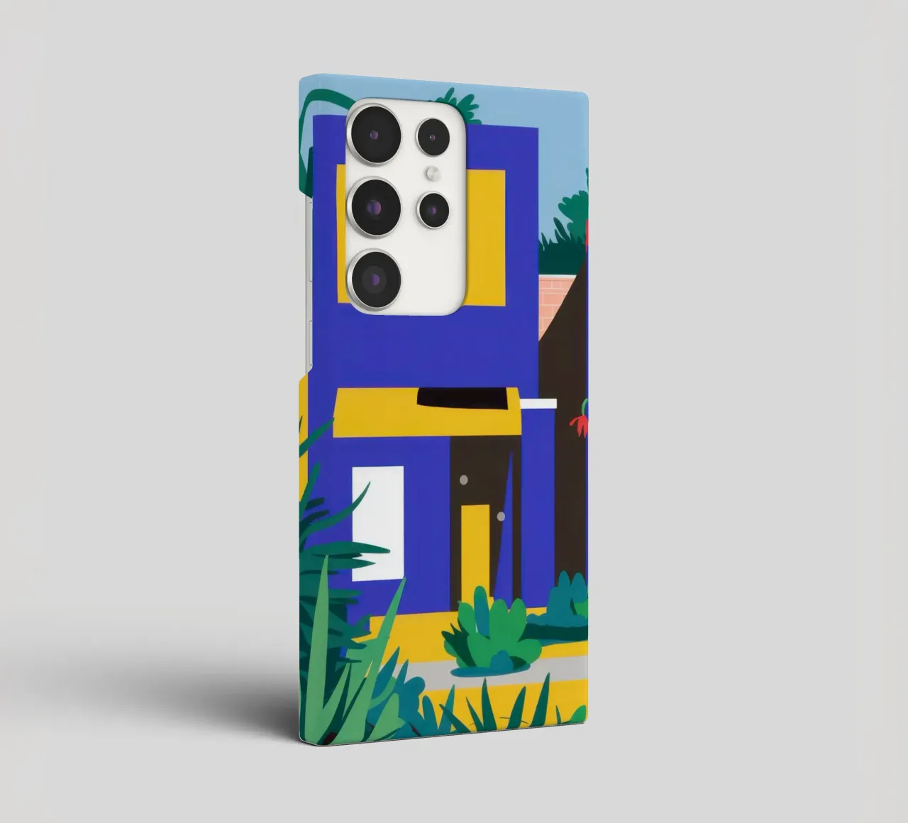 Edificio blu notturno cover samsung da Pale Aura