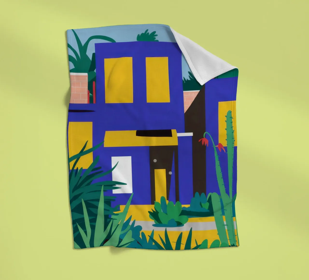 Edificio blu notturno coperta in pile da Pale Aura