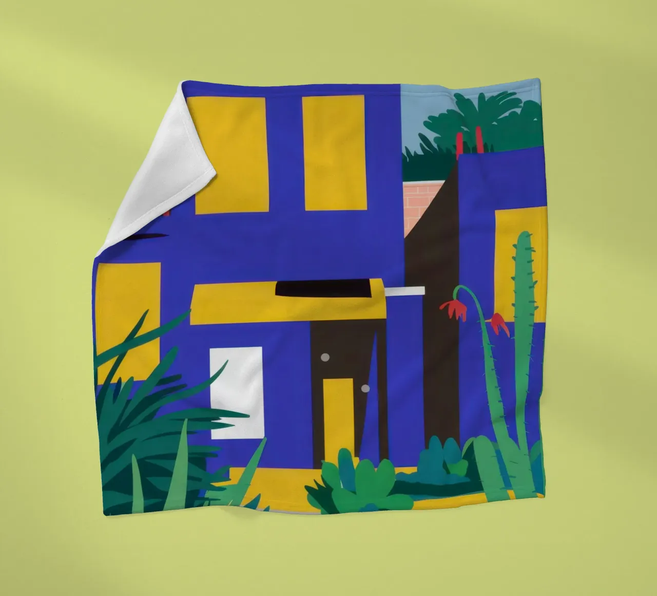 Edificio blu notturno coperta in pile da Pale Aura