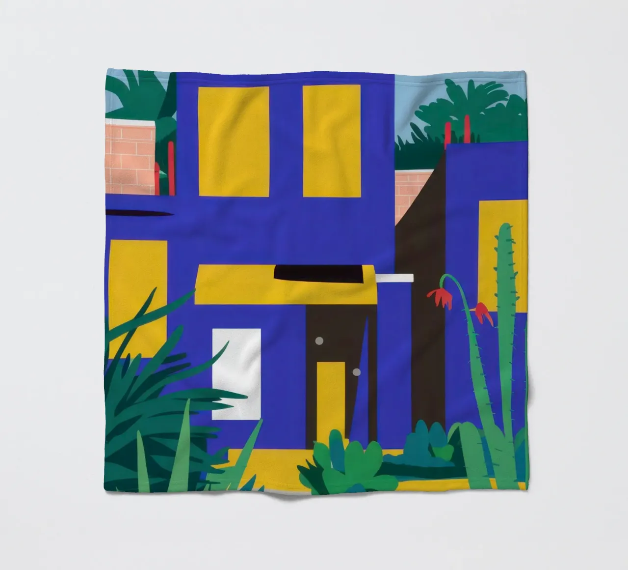 Edificio blu notturno coperta in pile da Pale Aura