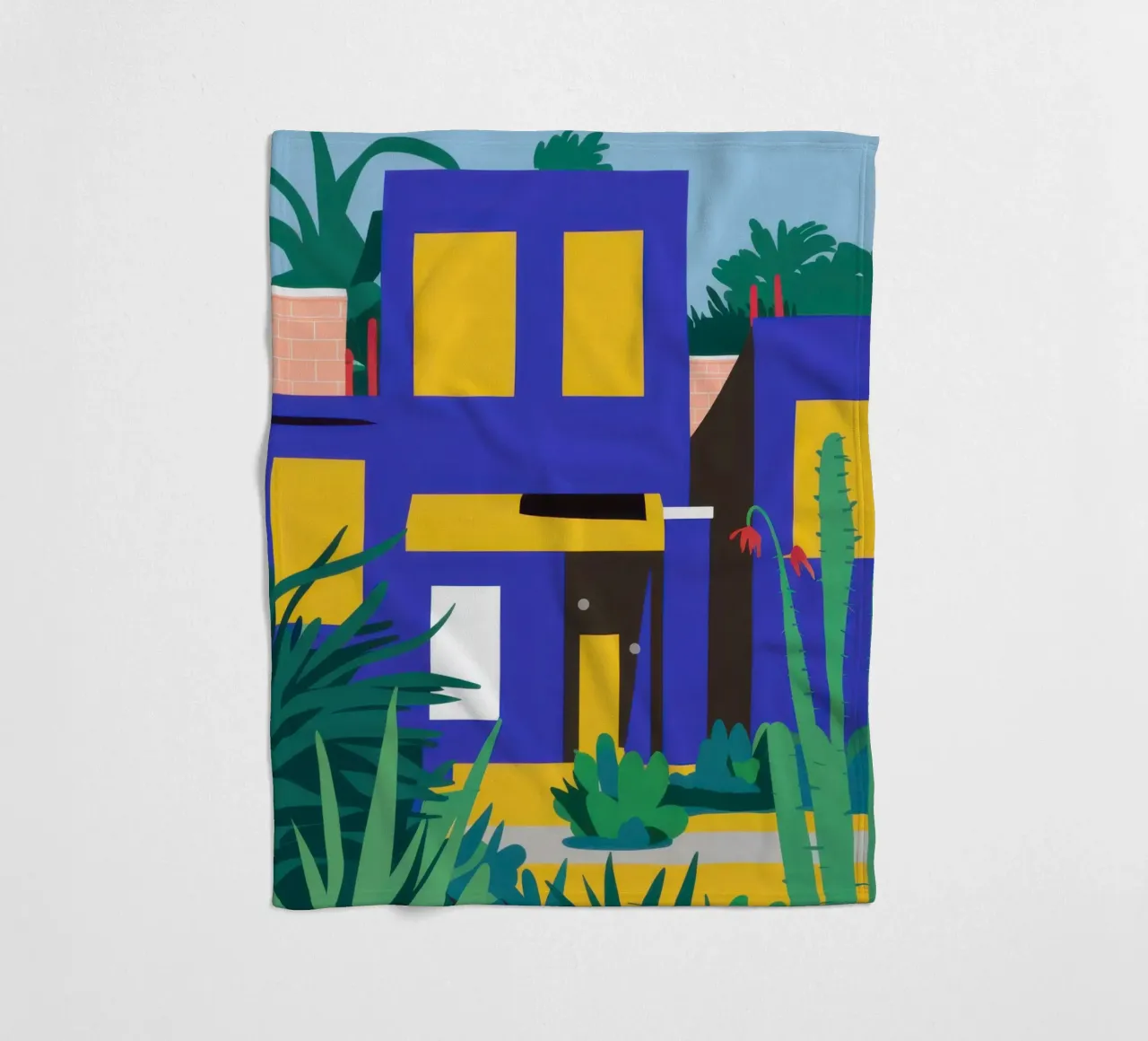 Edificio blu notturno coperta in pile da Pale Aura