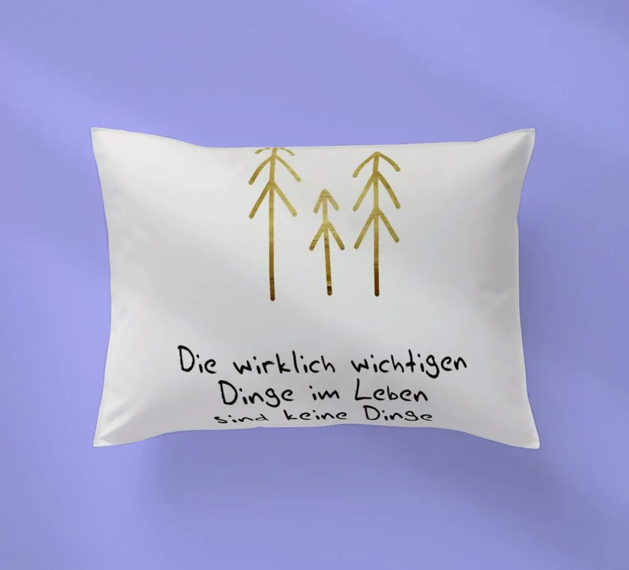 Die Wichtigen Dinge Im Leben cuscino da Kubistika
