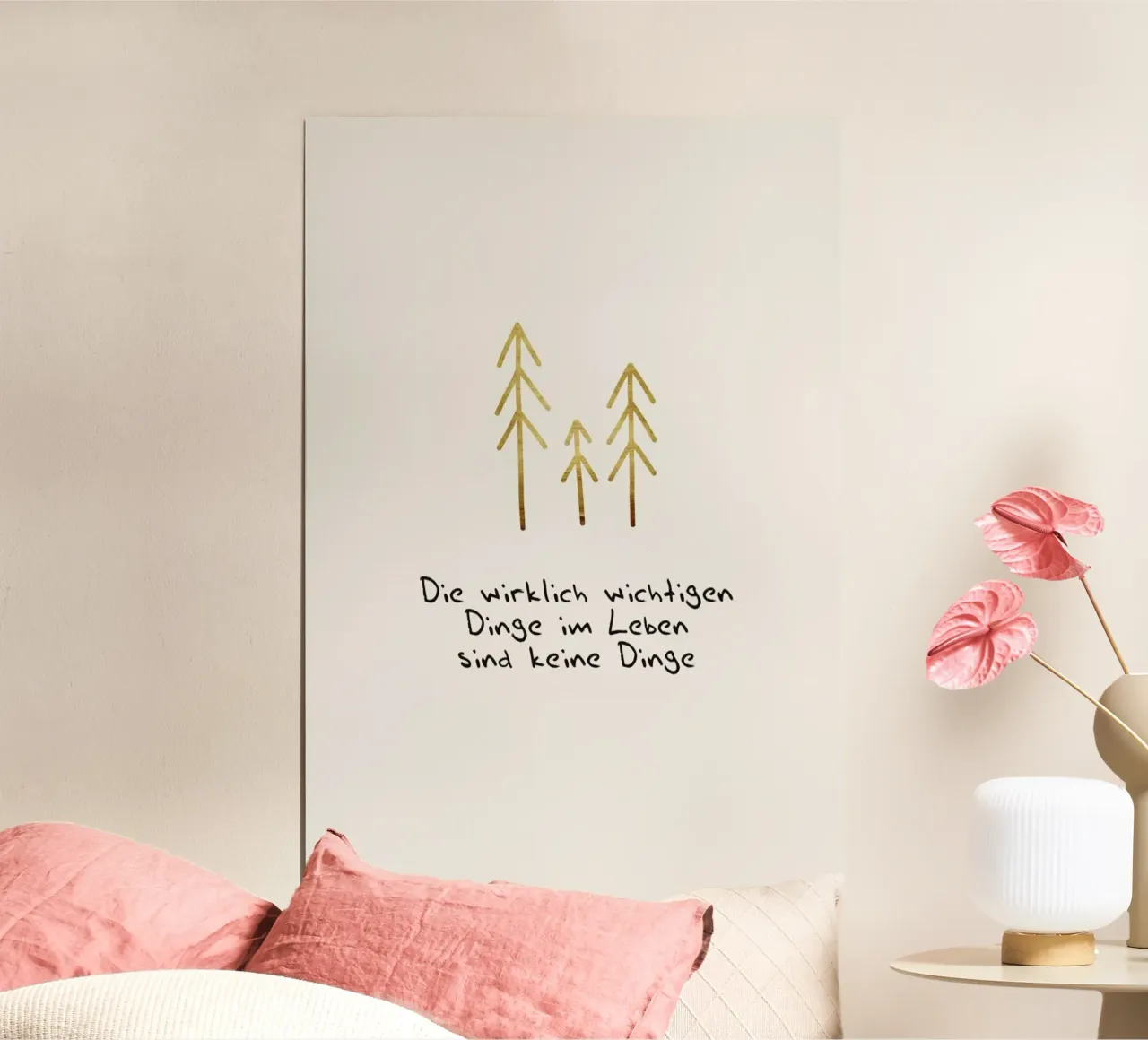 Die Wichtigen Dinge Im Leben poster da Kubistika