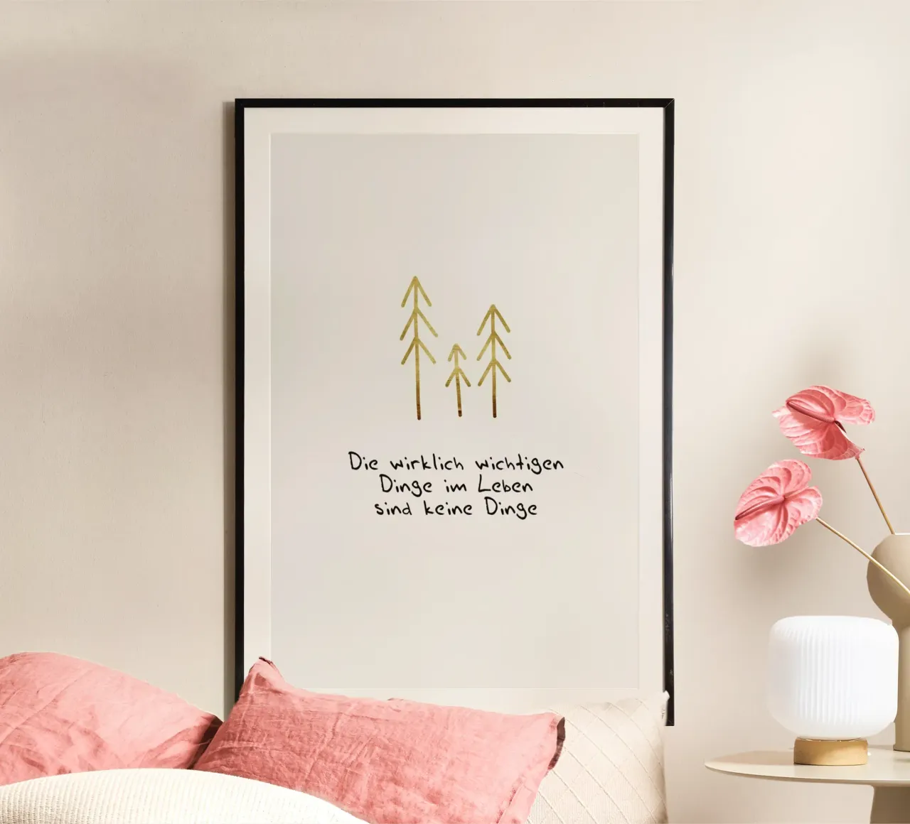 Die Wichtigen Dinge Im Leben poster de Kubistika