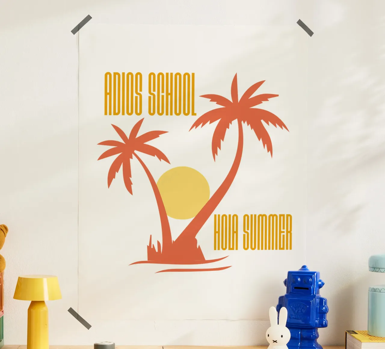 adios school hola summer poster da ArtDesign by KBK