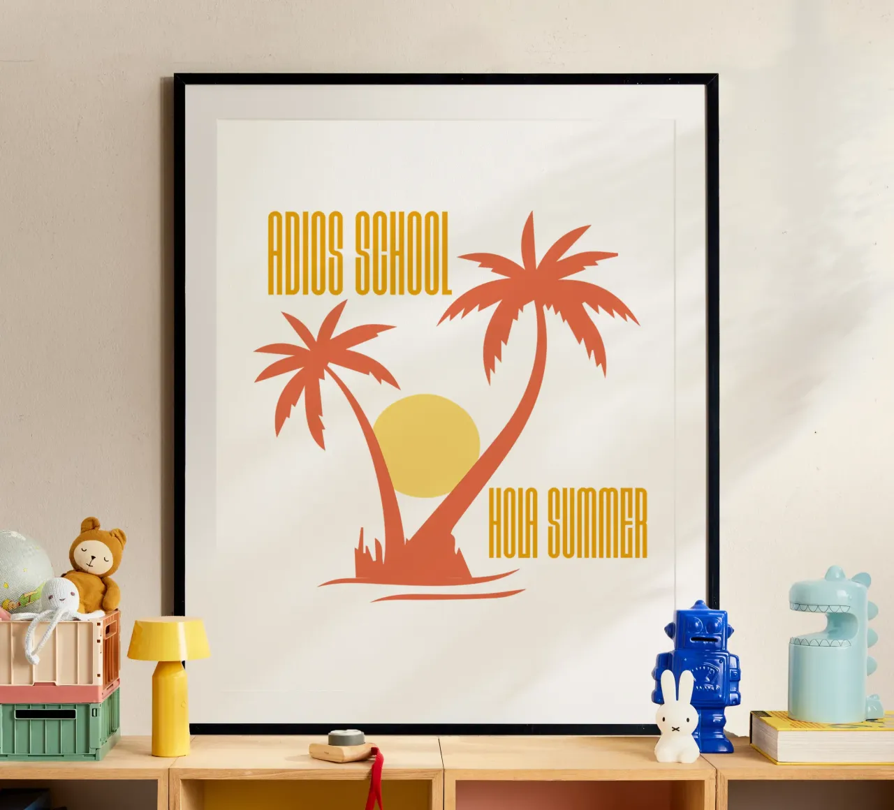 adios school hola summer poster da ArtDesign by KBK