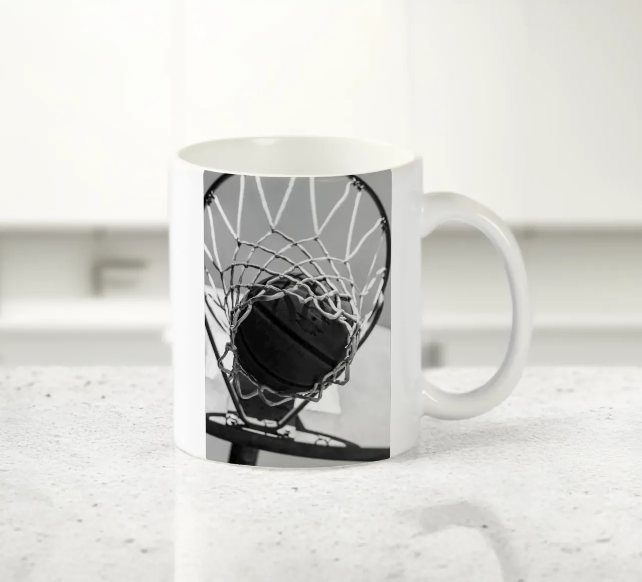 Pallacanestro tazza in ceramica da maluniq