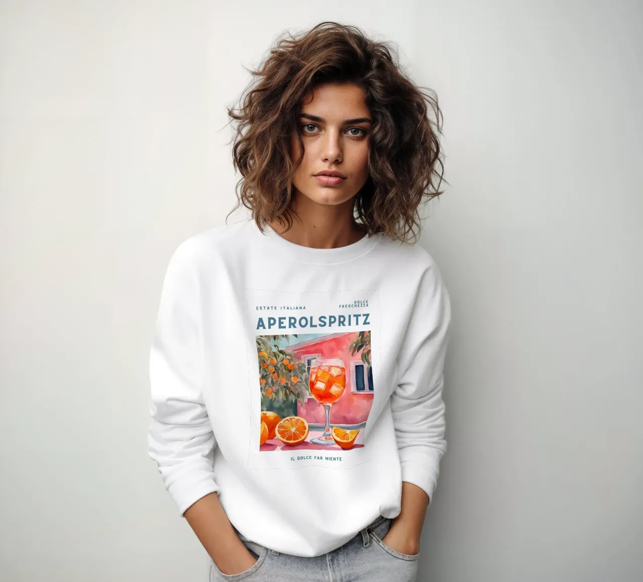 L'été italien - Aperol Spritz sweat de maluniq