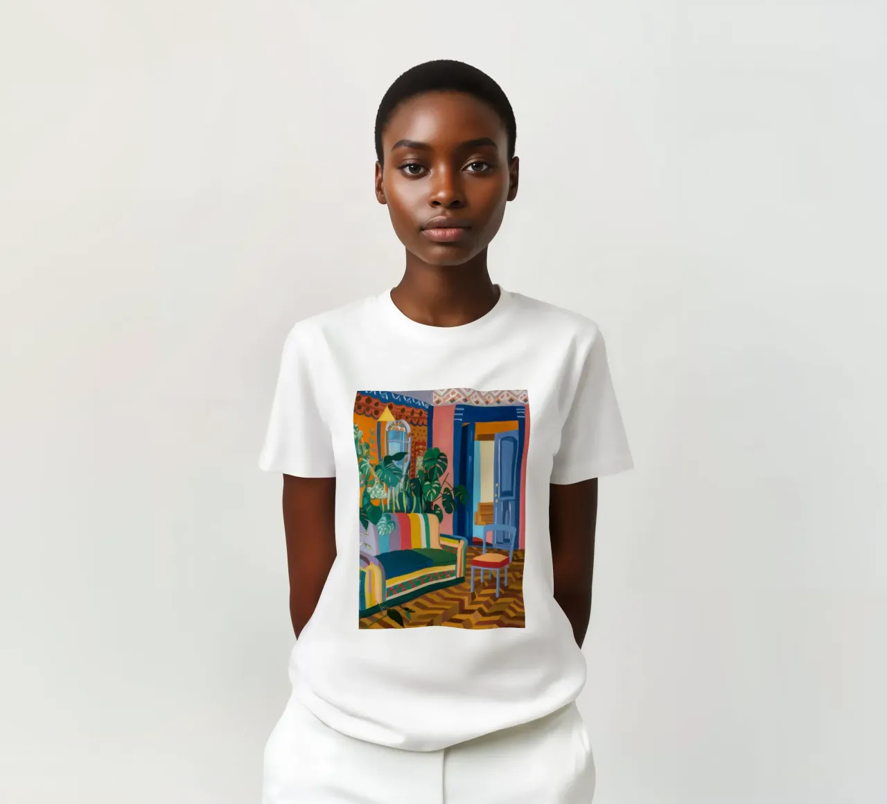 Vibrant Reading Room t-shirt by Pale Aura