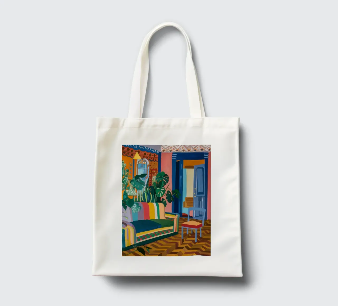 Vibrant Reading Room tote bag by Pale Aura