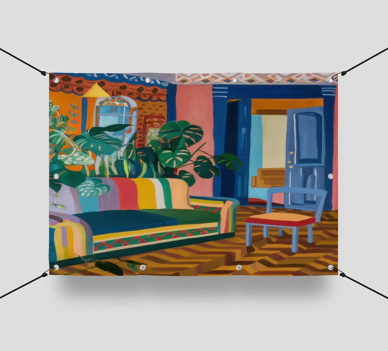 Vibrant Reading Room pvc cover by Pale Aura