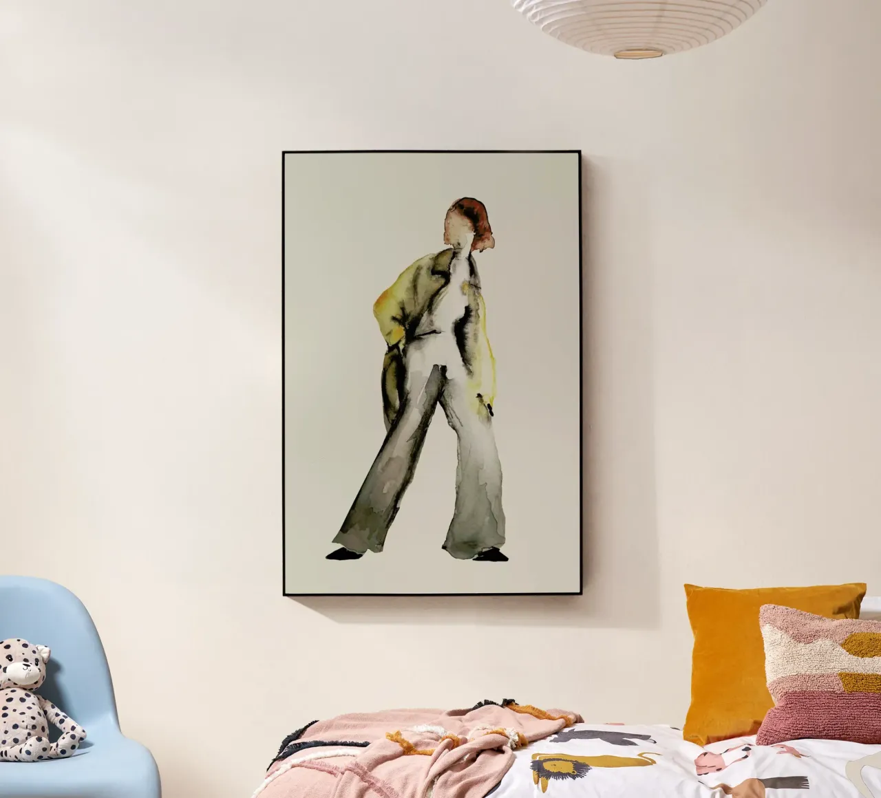 Yellow Coat plexiglass da XOXO Arte