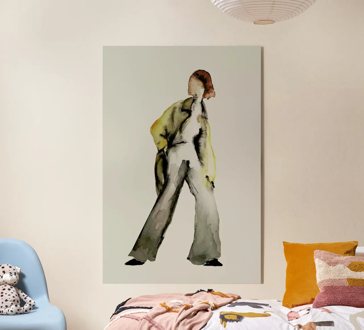 Yellow Coat plexiglass da XOXO Arte