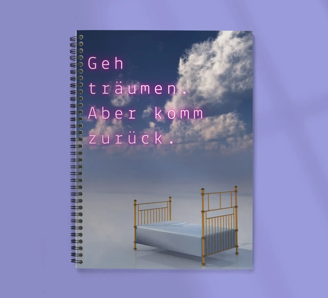 GEH TRÄUMEN. ABER… diario ad anelli da Einfach Uebel
