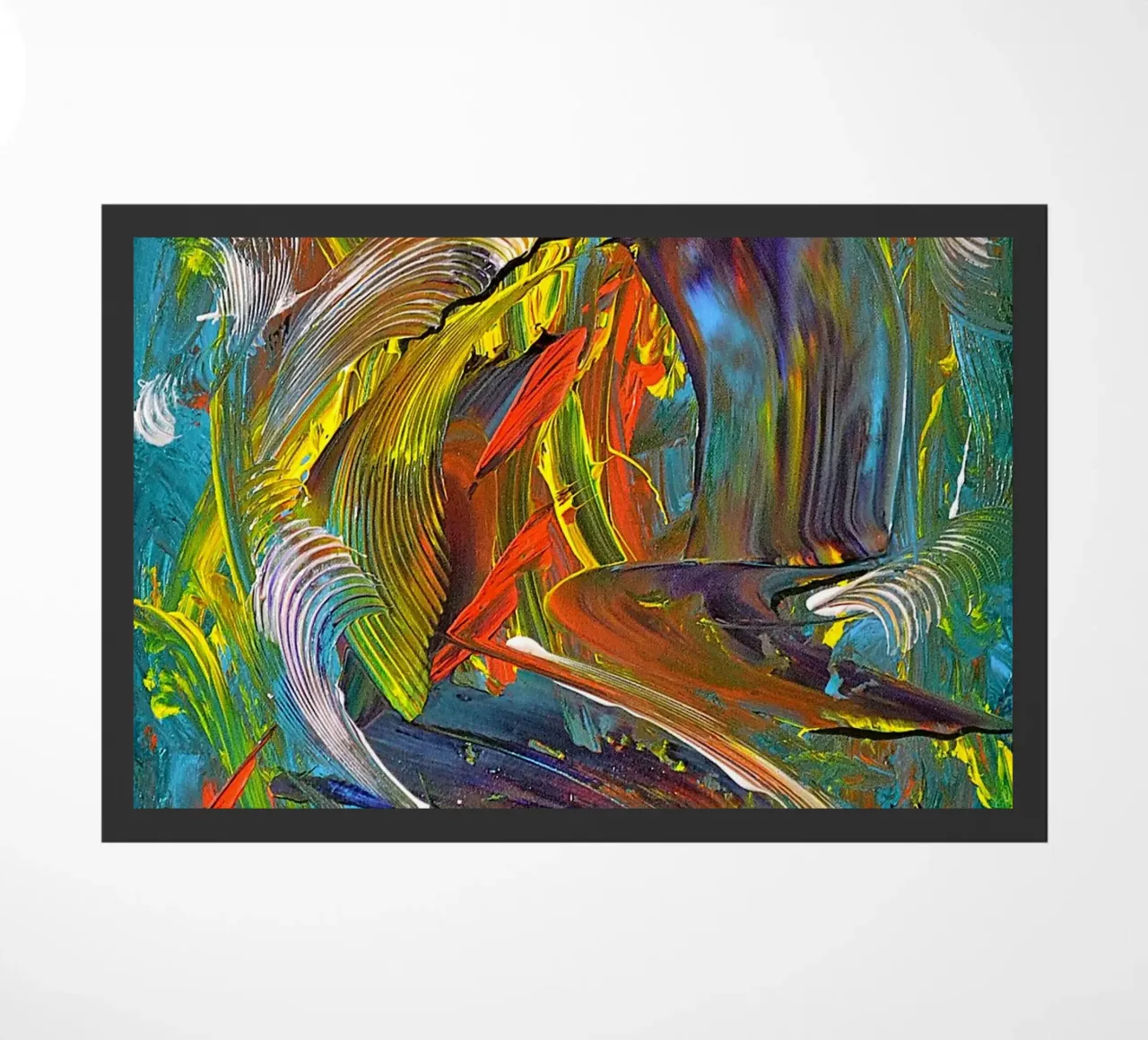 HOPE doormat by Thierry Vobmann Abstract painting