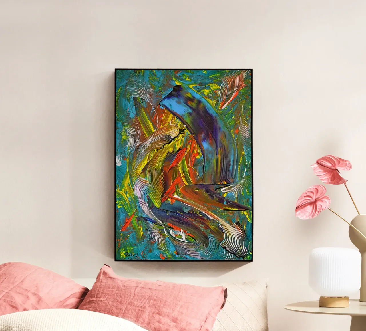 SPERANZA plexiglass da Thierry Vobmann Abstract painting