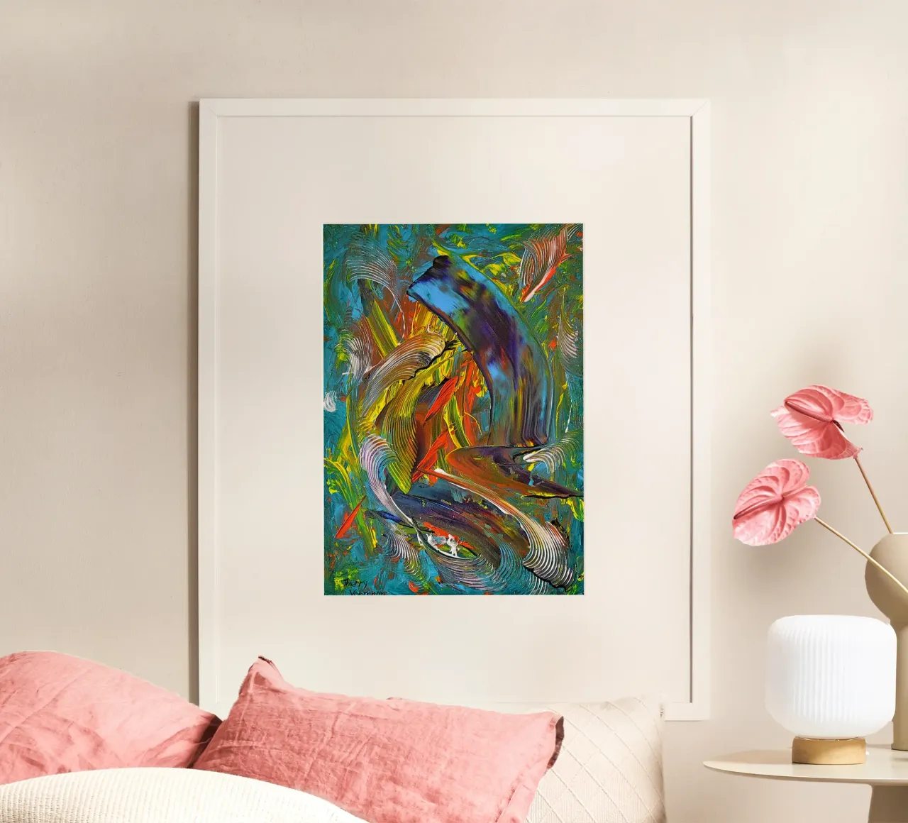 HOPE Hahnemühle von Thierry Vobmann Abstract painting