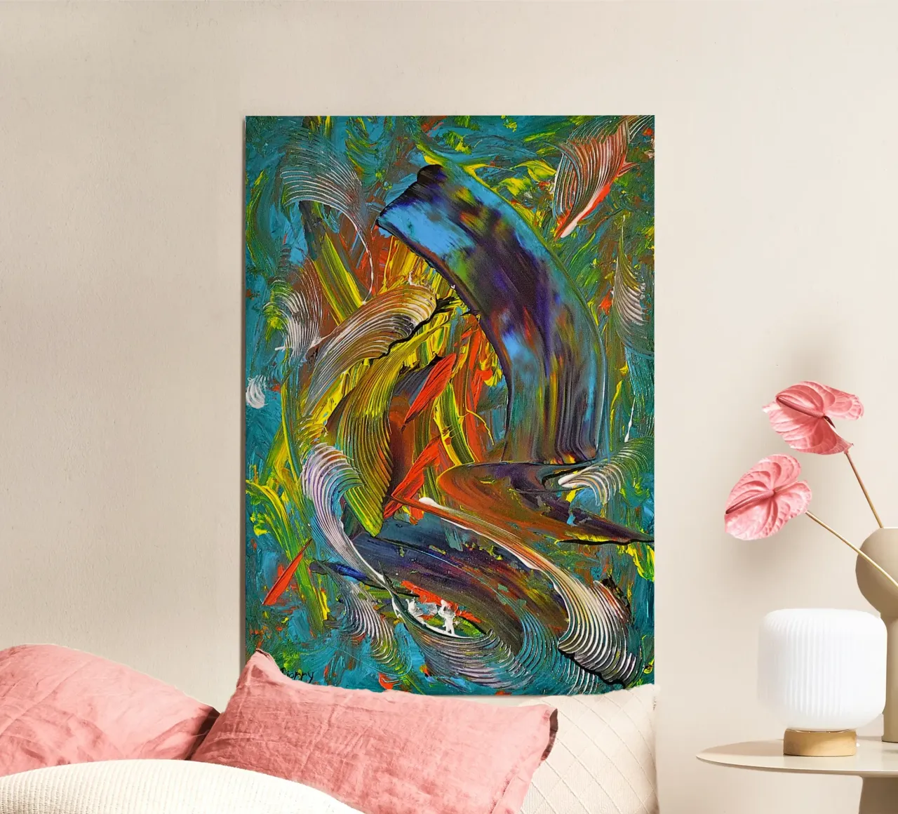 SPERANZA poster da Thierry Vobmann Abstract painting