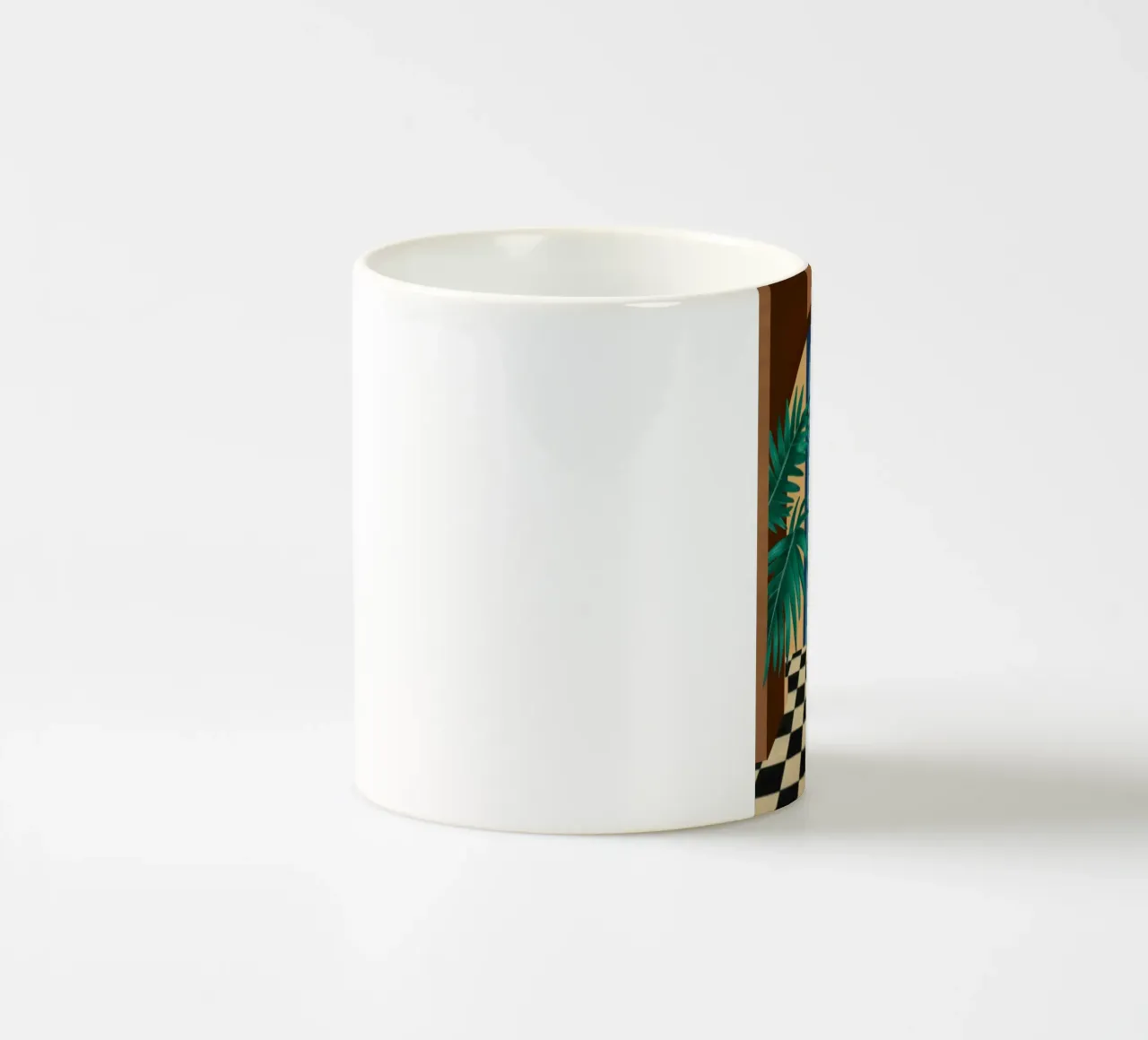 Arco del sentiero a scacchi tazza in ceramica da Pale Aura