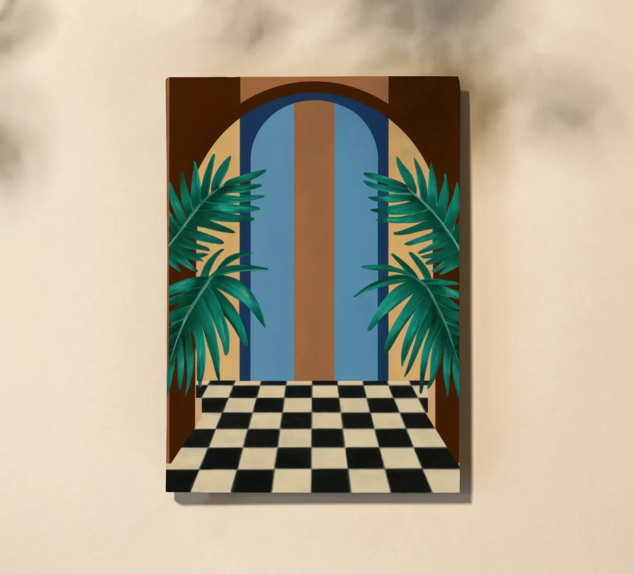 Checkered Path Archway notebook by Pale Aura