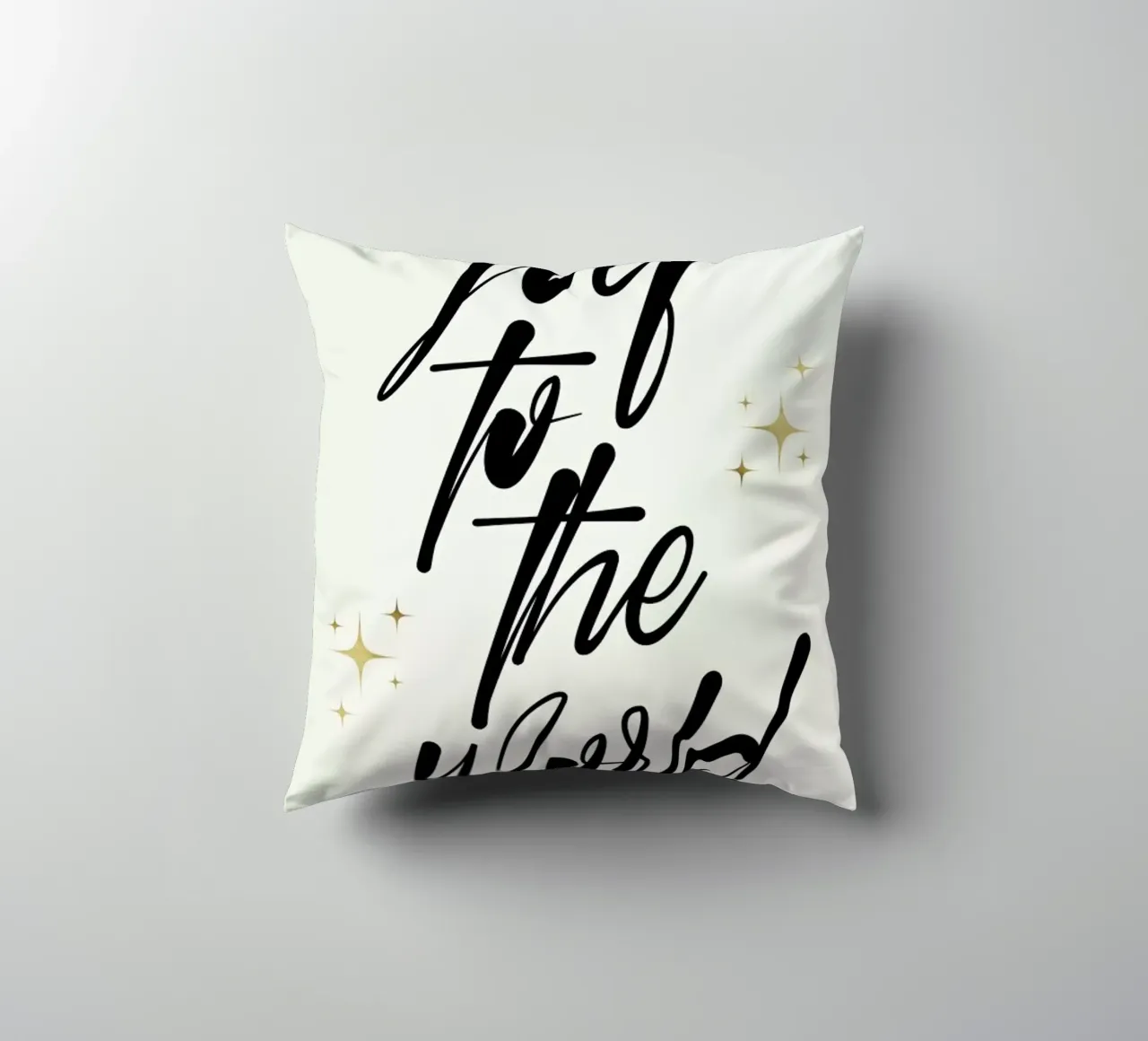 Joy To The World1 cuscino da Kubistika