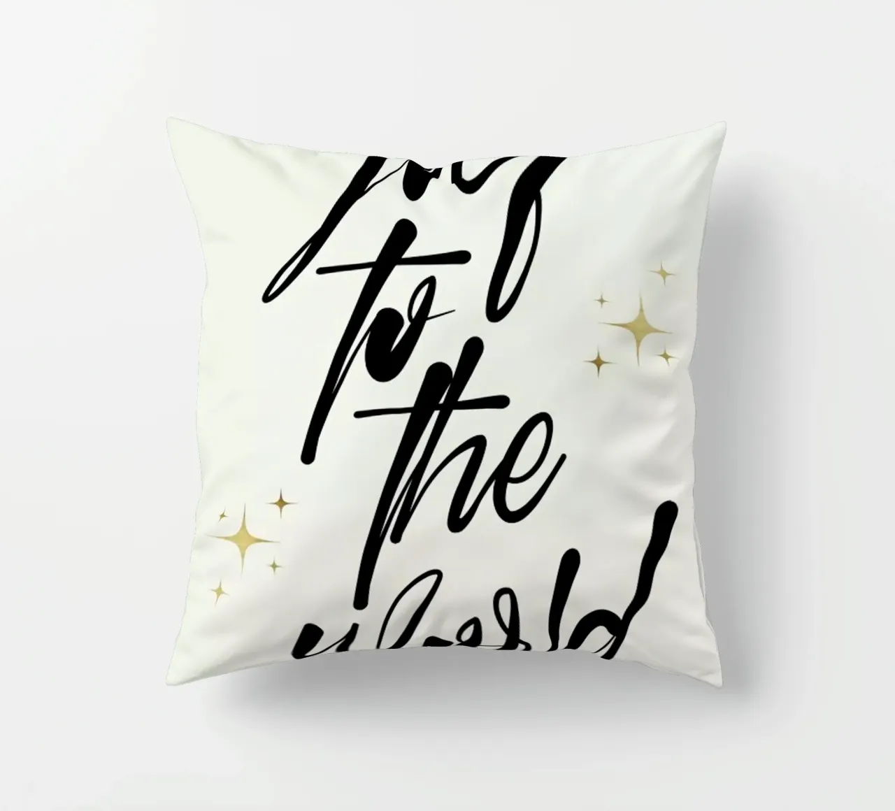 Joy To The World1 cuscino da Kubistika