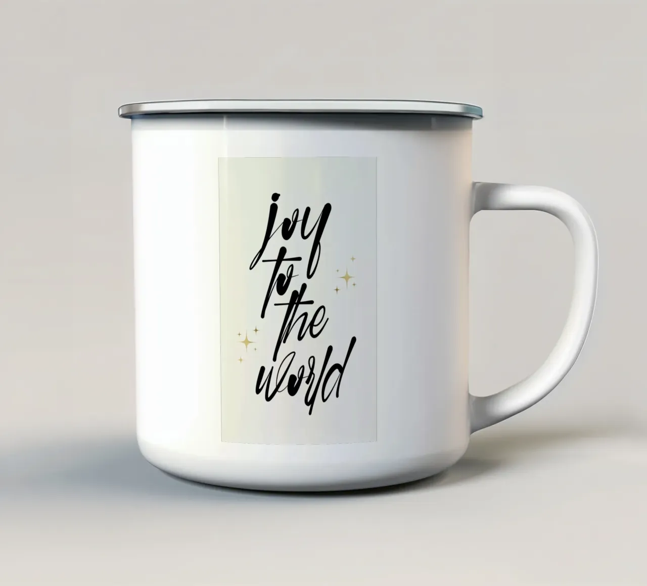 Joy To The World1 tazza in smalto da Kubistika