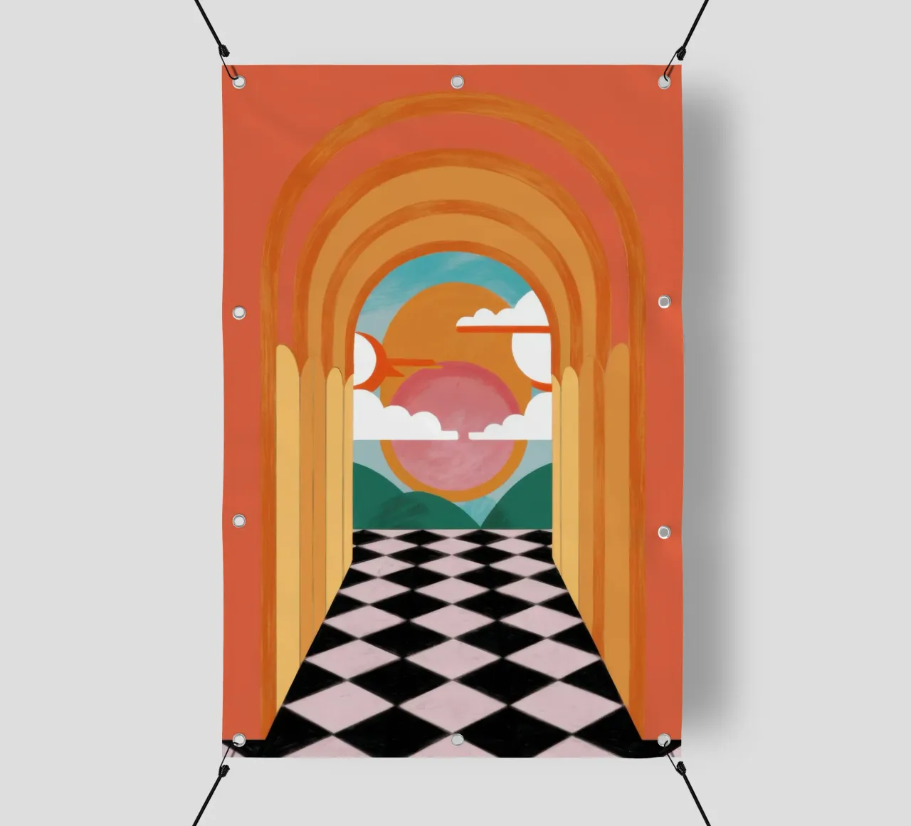 Sogno di un corridoio ad arco telo in pvc da Pale Aura
