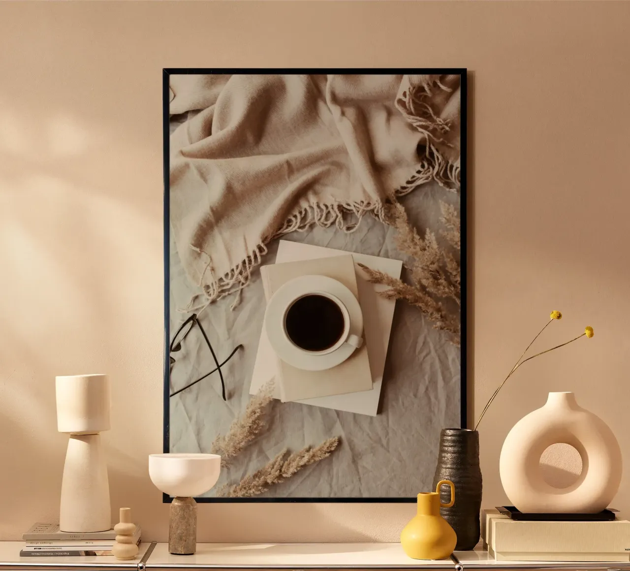Accogliente quiete autunnale carta hahnemühle da PhotoVibe Decor